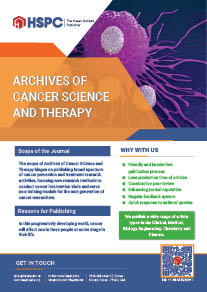 Archives of Cancer Science and Therapy