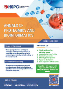 Annals of Proteomics and Bioinformatics